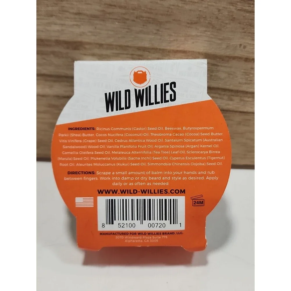 Wild Willies Beard Butter Original 2 fl oz. Beard Balm